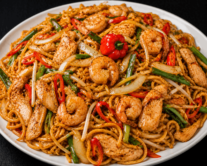 9 Queen Spicy Chow Mein