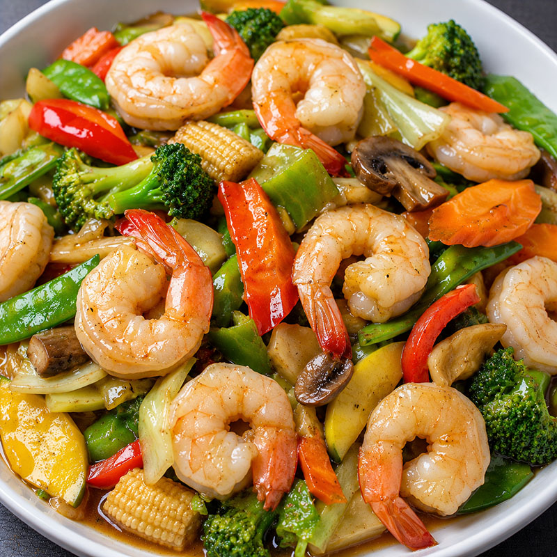 Shrimp with Mixed Vegetables