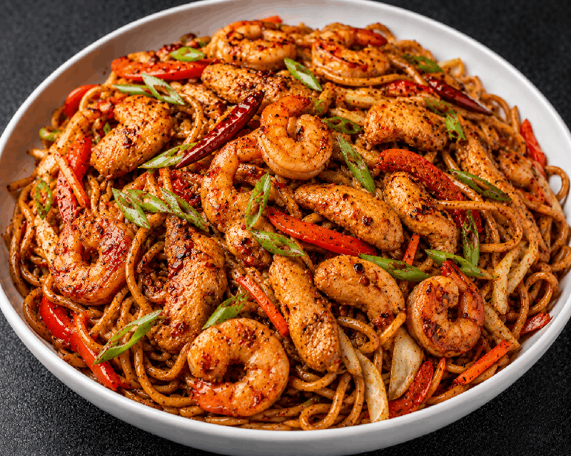 Spicy Szechuan Lo Mein